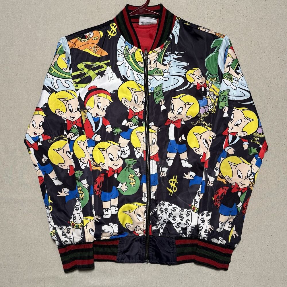 Freeze Max RICHIE RICH AOP BOMBER JACKET SIZE SMALL